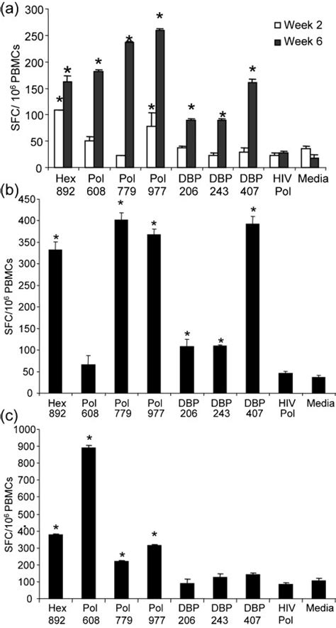 Peripheral Blood T Cell Responses To Pol And Dbp Epitopes In Stem Cell