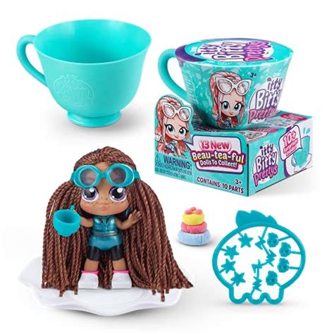 Itty Bitty Prettys 2 Pack Tea Party Surprise Series 2 Little Teacup Doll Assortment With 10