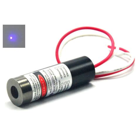 Modulo Laser De Punto Violeta Foco Ajustable 450nm 20mW 3v A 5V