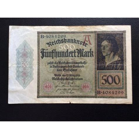 Mark Berl N Alemania Reichsbanknote