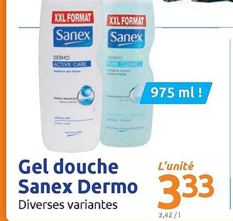 Promo Gel Douche Sanex Dermo Chez Action Icatalogue Fr