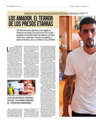 Reportaje Elmundo Los Amador El Terror De Los Etarras Entre Rejas Pdf