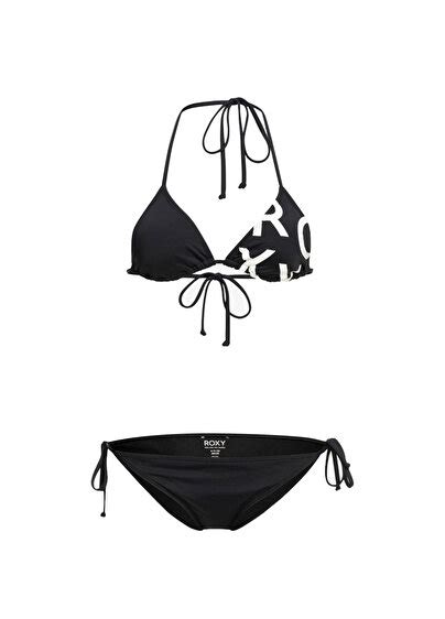 Roxy Siyah Kad N Beach Classics Tie Side Siyah Bikini Seti Beymen