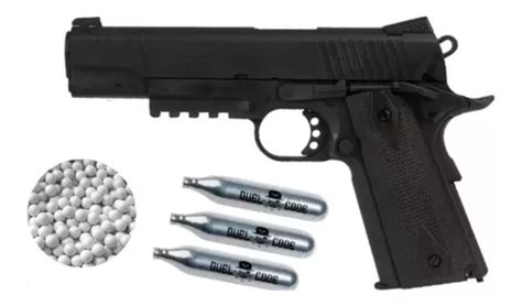 Pistola Airsoft Colt 1911 Full Metal Blowback 6mm