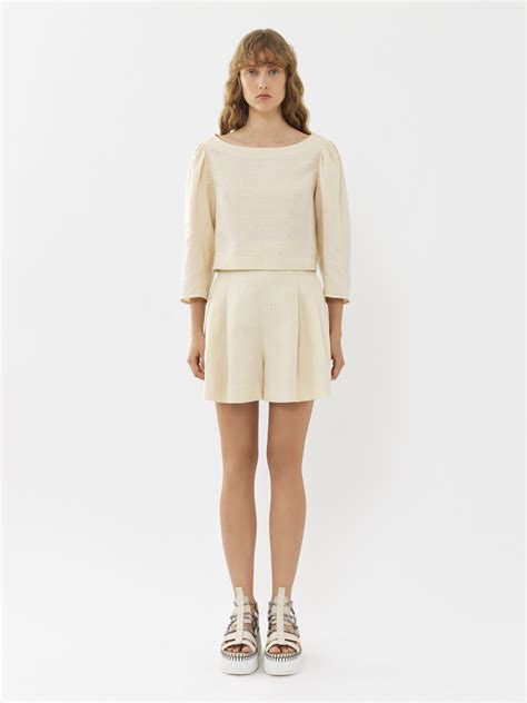 Chloé Pleated Shorts Editorialist