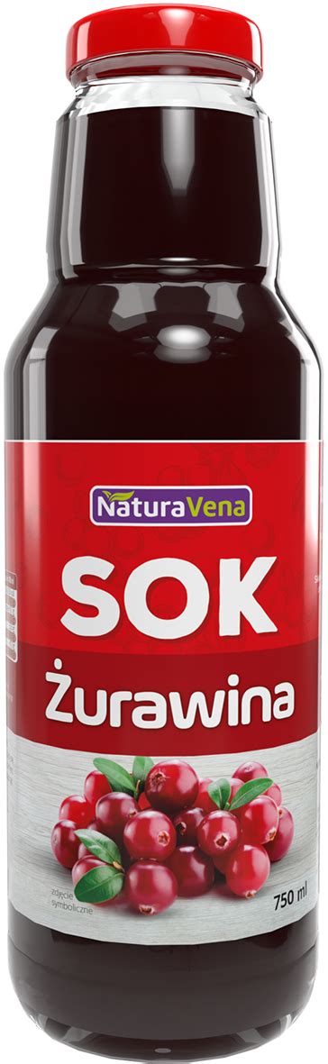 Sok z Żurawiny 100 750ml NaturAvena Delikatesy z Natury