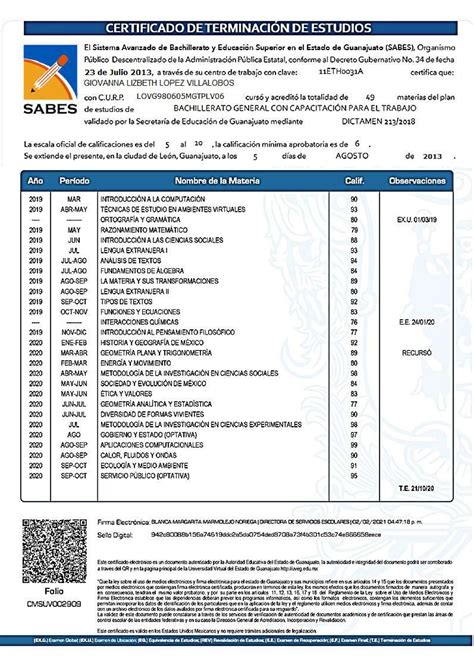 Certificado Sabes Bachillerato Por Competencias Administra Sistemas