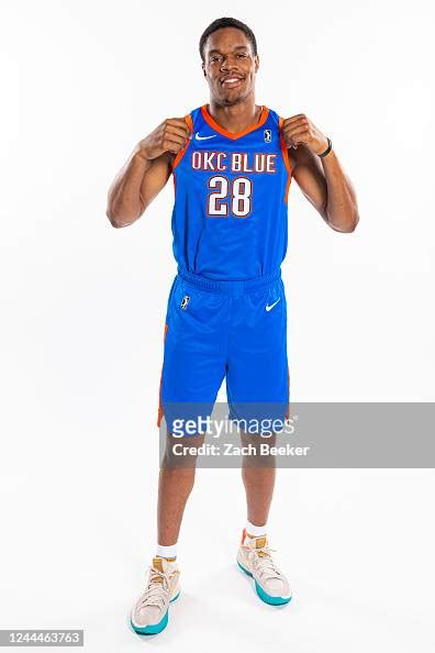 Robert Woodard Ii Of The Oklahoma City Blue Poses For A Portrait