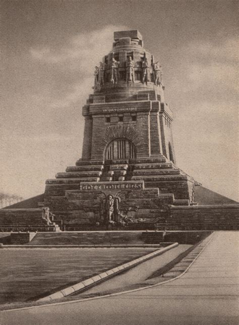 Leipzig Völkerschlachtdenkmal Monument à La Bataille Des Nations