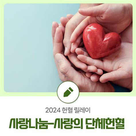 2024년 헌혈 릴레이 사랑나눔 사랑의 단체헌혈 강원특별자치도 평창군 웰로