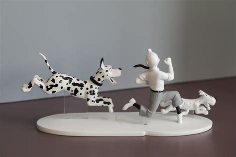 Figurine Moulinsart Hors S Rie N B Tintin En Fuite Tintin Catawiki