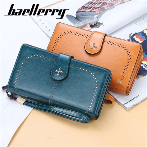 Baellerrys High Quality Pu Leather Long Multi Purpose Womens Zipper