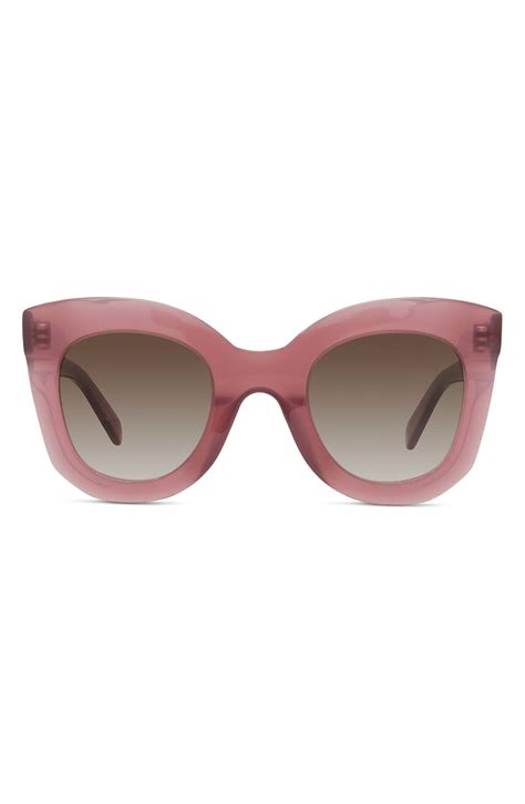 Celine 47mm Gradient Butterfly Sunglasses Editorialist