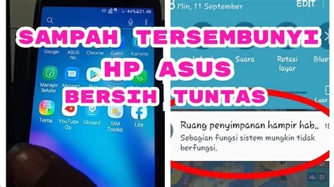 Cara Membersihkan File Sampah Tersembunyi Di Hp Android Youtube