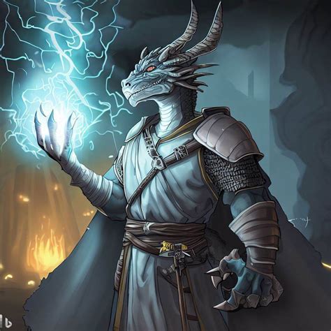 Dragonborn Sorcerer By Chefchronos On Deviantart