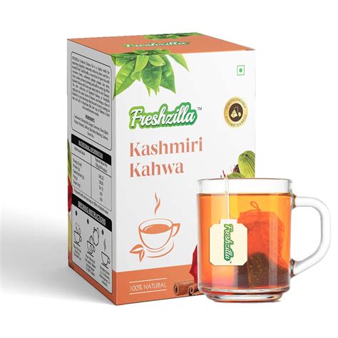 Freshzilla Natural And Organic Kashmiri Kahwa Tea Caffeine Free