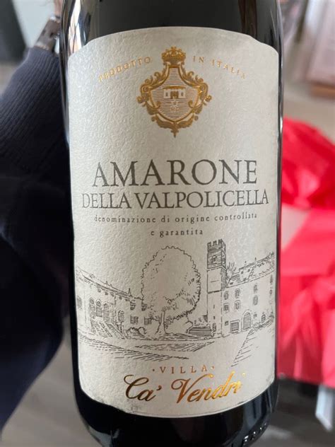 2019 Ca Vendri Amarone della Valpolicella Le Ville di Antané Italy