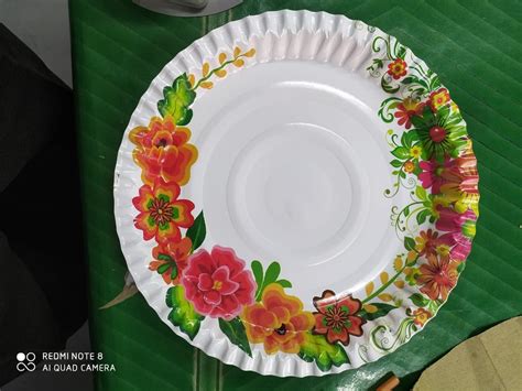 Disposable Designer Paper Plate At Rs Piece