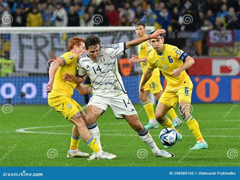 Uefa Euro Qualifying Round Ukraine Italy Editorial Image