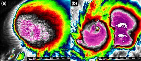 A Goes M Ir Brightness Temperature Image Of Tropical Storm