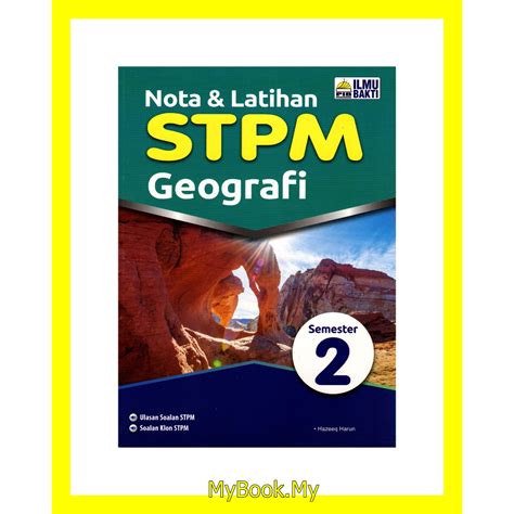 Baru Myb Buku Nota Latihan Stpm Semester Geografi Ilmu Bakti