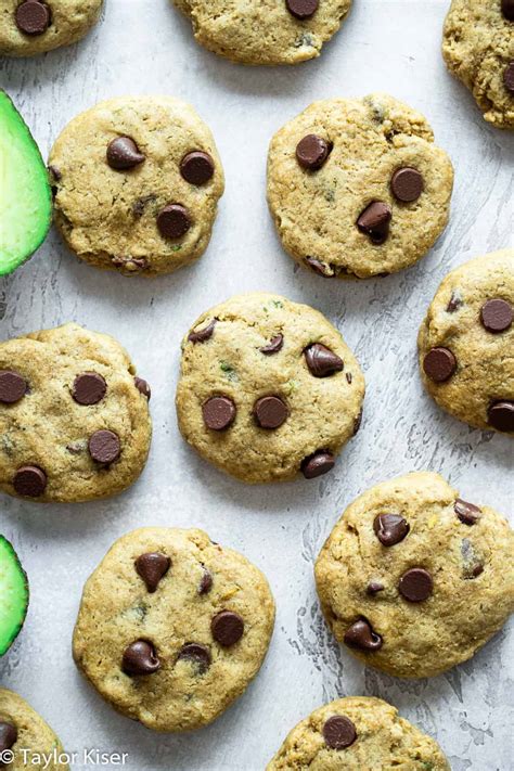 Healthy Whole Wheat Avocado Chocolate Chip Cookies Food Faith Fit