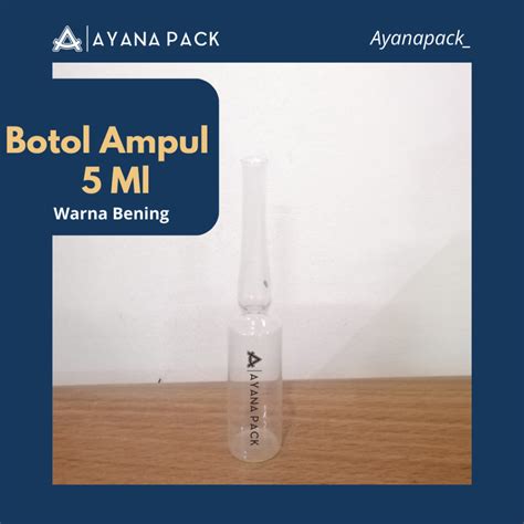 Jual Botol Ampul Serum Vitamin C Injeksi Ml Bening Shopee Indonesia