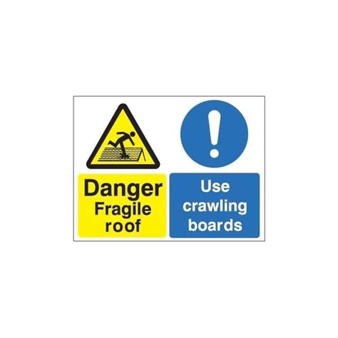 Danger Fragile Roof Sign Safety Signs From Parrs Uk