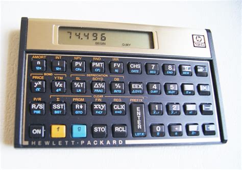 Hewlett Packard Financial Calculator Rekenmachine Hp 12c