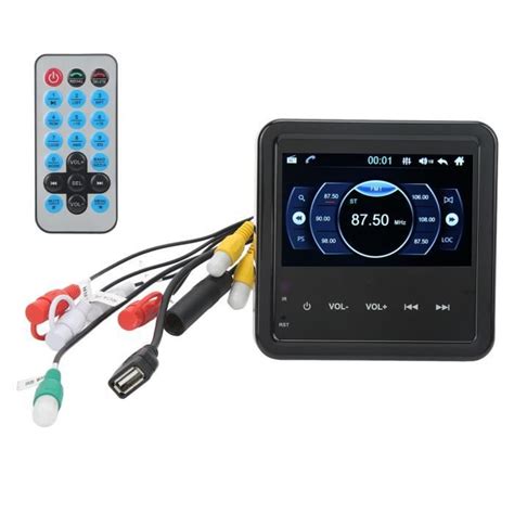 Ashata Autoradio MP5 Mains Libres Étanche pour Bateau Cdiscount Auto