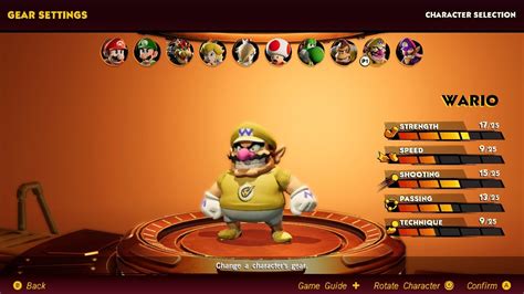 Wario - Mario Strikers: Battle League Guide - IGN