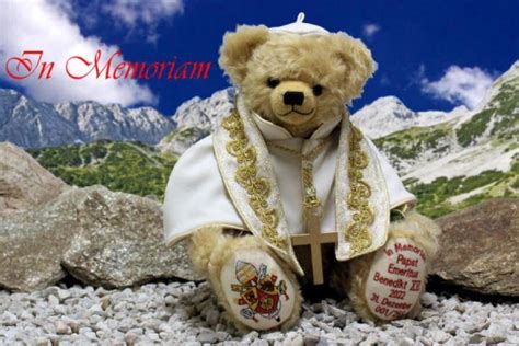 Meet The ‘benedict Bears Cuddly Companions Commemorate The Late Pope