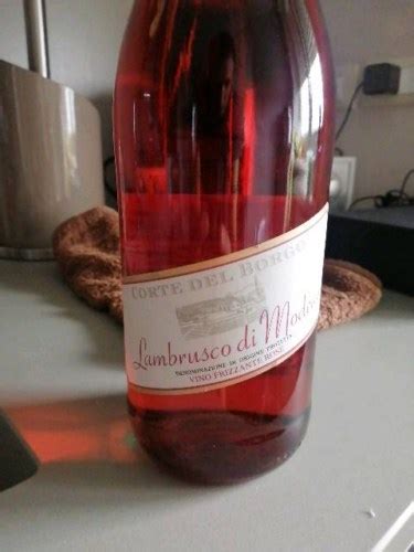 Corte del Borgo Lambrusco di Modena Frizzante Rosé Vivino