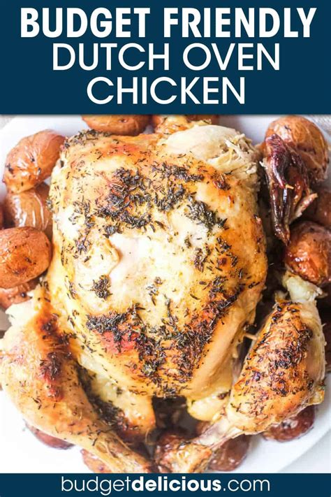 Dutch Oven Chicken - Budget Delicious