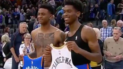 Cousins Shai Gilgeous-Alexander, Nickeil Alexander-Walker swap jerseys ...