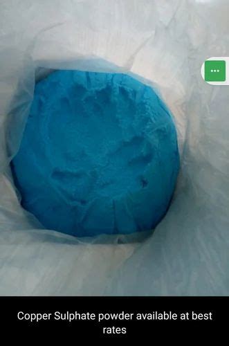 Copper Sulphate Powder For Food Grade HDPE Bag At Rs 200 Kg In Bharatpur