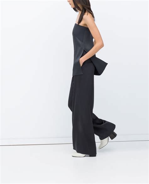 Zara Wide Leg Pants Best Wide Leg Pants Popsugar Fashion Photo 18