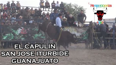 Ganaderias Dando Espectaculo Jaripeo En El Capulin San Jose