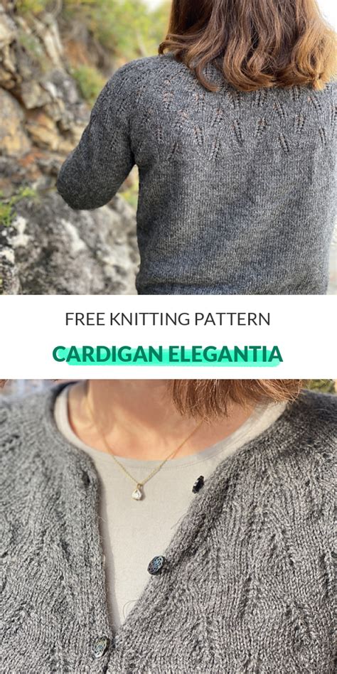 How To Knit Cardigan Elegantia Knitting Patterns Poncho Knitting