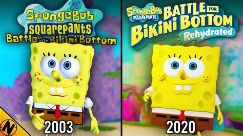 Spongebob Battle For Bikini Bottom Rehydrated Vs Original Direct