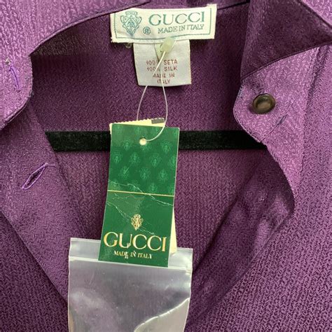 Vintage Gucci 100% silk shirt tags still on! Bought... - Depop