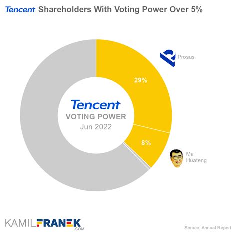 Who Owns Tencent The Largest Shareholders Overview Kamil Franek