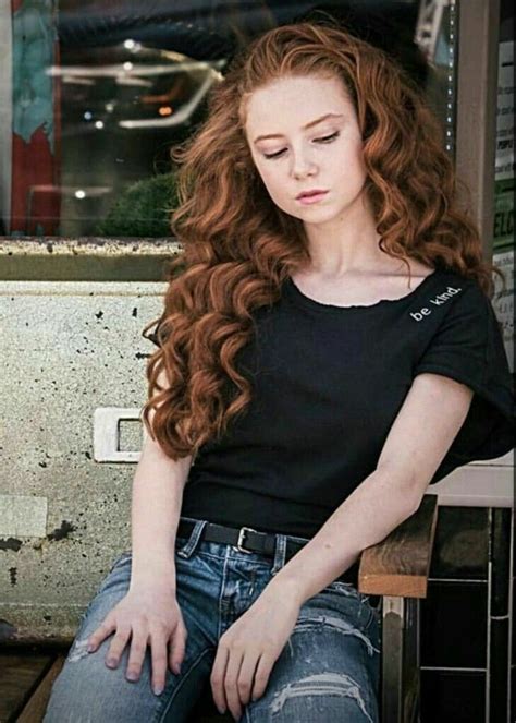 Francesca Capaldi Actress Model Red Hair Woman Redhead Girl