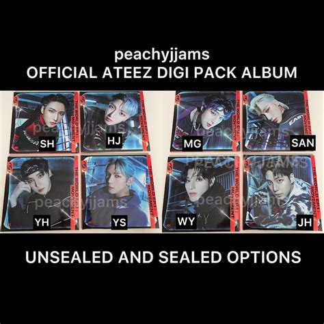 Official Ateez The World EP 1 Movement KPOP Album Digi Pack Etsy