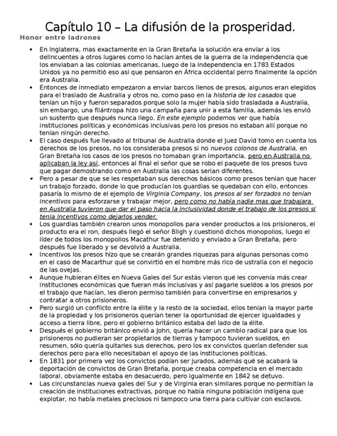 Resumen Capitulo 10 Por Que Fracasan Los Paises Resúmenes De