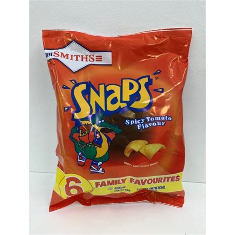 Smiths Snaps Spicy Tomato Flavour 6 Pack