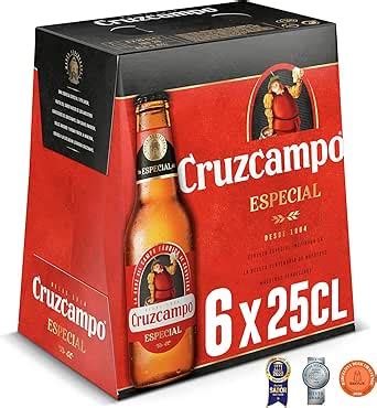 Cruzcampo Especial Cerveza Lager Pack Botella X Cl Amazon Es