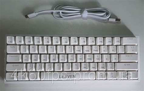 LEAVEN K MINI Мини игровая механическая клавиатура blue switches hot swap с подсветкой