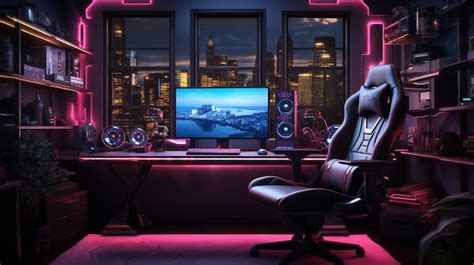 Premium AI Image | Ultimate gaming computer desktop setup