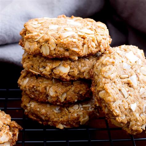 Peanut Butter Coconut Oatmeal Cookies Vegan Gluten Free Dairy Free Whole Grain Happy 1